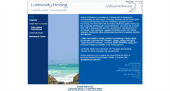 Desktop Screenshot of luminosityhealing.com